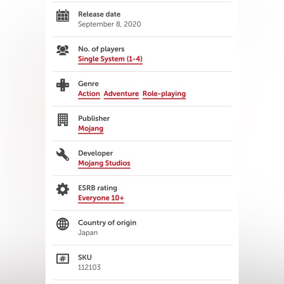 Nintendo Switch Minecraft Dungeons Hero Edition Like New - Picture 6 of 9